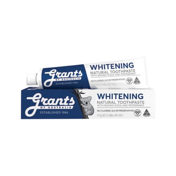 Grants Toothpaste Whitening with Baking Soda and Peppermint 110g 1