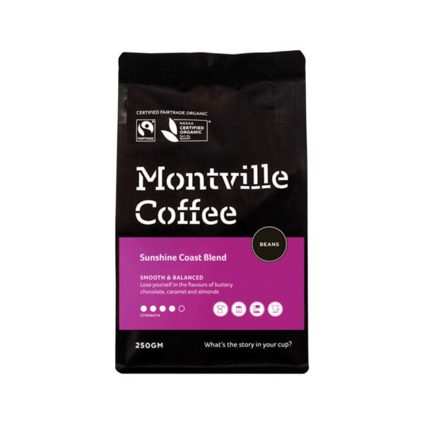 Montville Coffee Org Sunshine Coast Blend Beans 250g_media-01